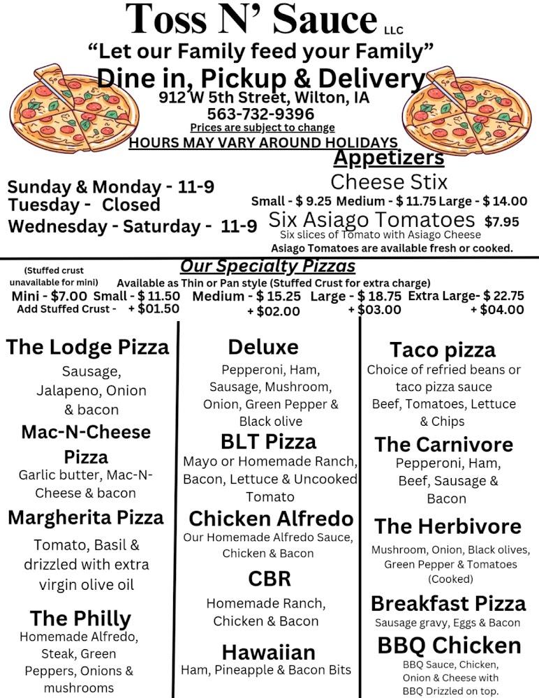 Toss N Sauce Menu image 3